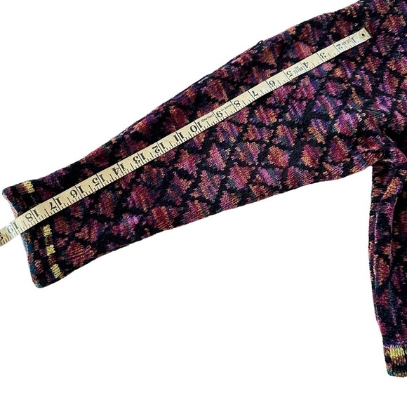 VINTAGE ROBIN ORIGINAL ROBIN BERGMAN HANDLOOM CHENILLE CARDIGAN M/L - Picture 14 of 15